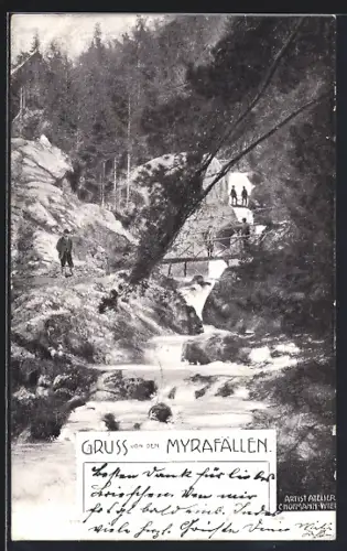 AK Muggendorf, Partie bei den Myrafällen