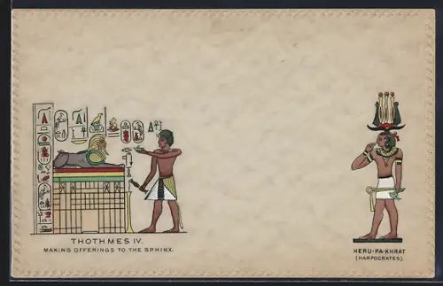 AK Thotmes IV. and Heru-Pa-Khrat