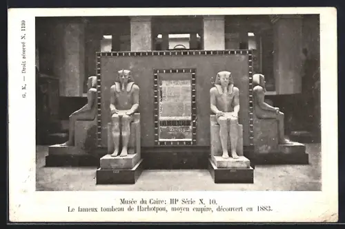 AK Musée du Caire, Le fameux tombeau de Harhotpou, moyen empire