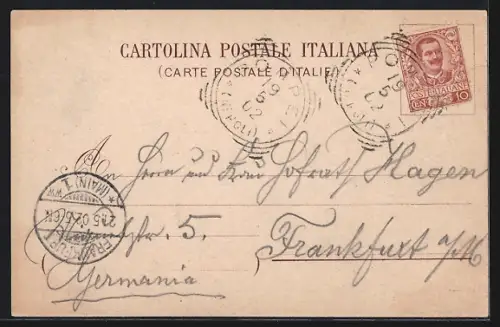 AK Pompei, Casa dei Vettii, Apollo Vincitore del Serpente Pitone