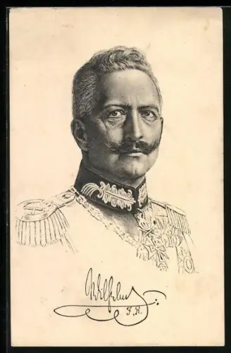 AK Porträtbild von Kaiser Wilhelm II.
