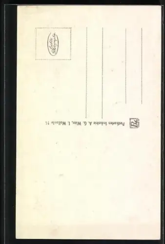 AK Drei Wachauerinnen in Tracht vor einem Tunnel