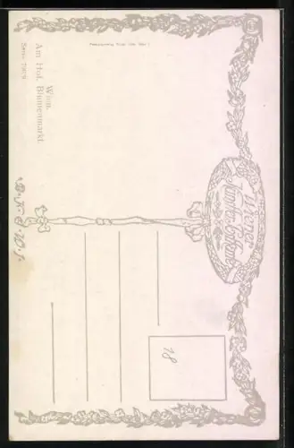 Künstler-AK Hans Götzinger: Wien, Am Hof, Blumenmarkt