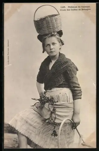 AK Pecheuse de Carantec, Etude des Coiffes de Bretagne