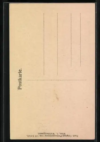 Künstler-AK Ulf Seidl: Steyr, Partie aus dem Ort