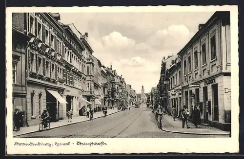 AK Brandenburg / Havel, Geschäfte in der Steinstrasse