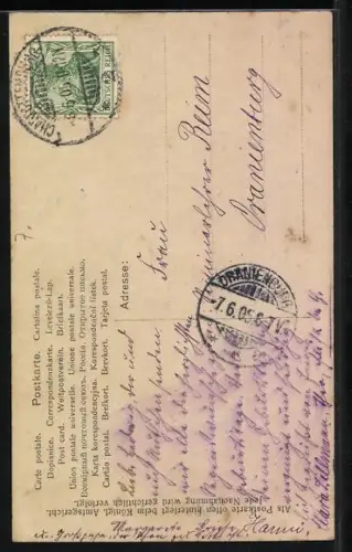 AK Kronprinz Wilhelm von Preussen und Prinzessin Victoria Luise