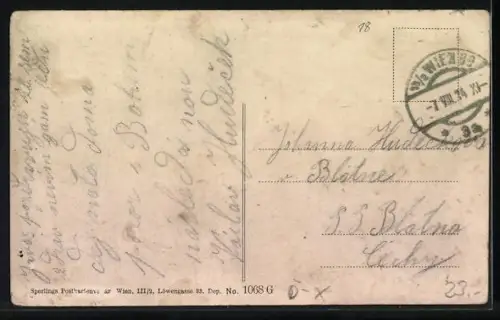 AK Wien, Passanten in der Einwanggasse