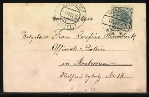 AK Wien, Passanten in der Neuwaldeggerstrasse