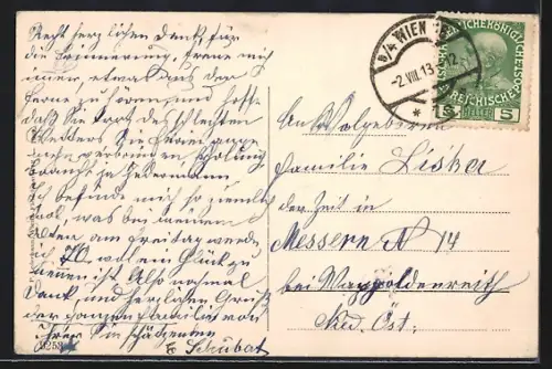 AK Wien, Dornbach, Neuwaldegg mit Schafbergalpe und Schloss Schwarzenberg