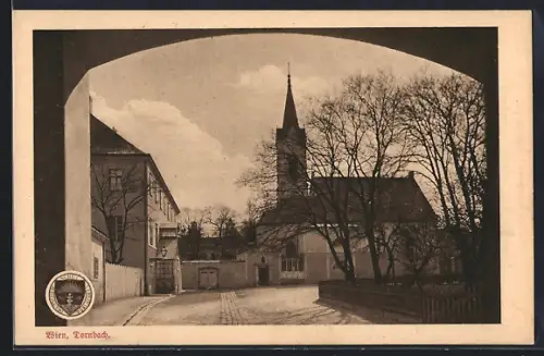 AK Deutscher Schulverein Nr. 567: Wien, Dornbach, Blick zur Kirche