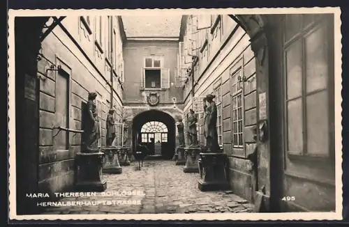 AK Wien, Maria Theresien Schlössel, Hernalserhauptstrasse