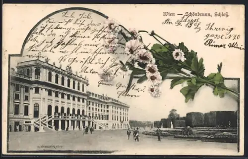 AK Wien, Schönbrunn, Schloss und Garten