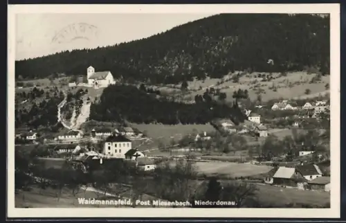 AK Waidmannsfeld, Ortspanorama