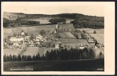 AK Kasten, Ortsansicht aus der Vogelschau
