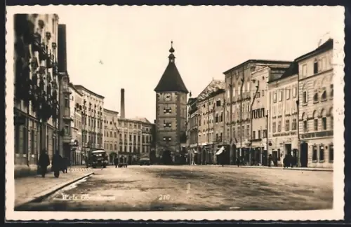 AK Wels, Blick über den Marktplatz