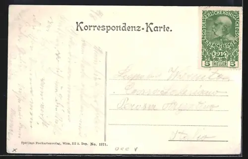 AK Wien, Meierei Kobenzl, Strassenpartie