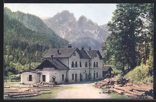 AK Gstatterboden, der Gstatterboden mit dem Reichenstein