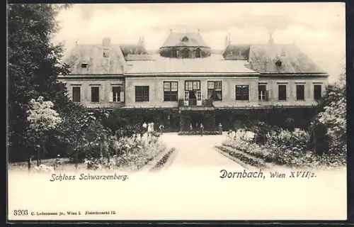 AK Wien, Dornbach, Schloss Schwarzenberg