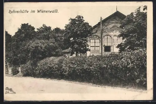 AK Wien, Gasthaus Rohrerhütte im Wienerwald