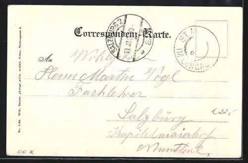 AK St. Martin im Lungau, Ortsansicht mit Kirche