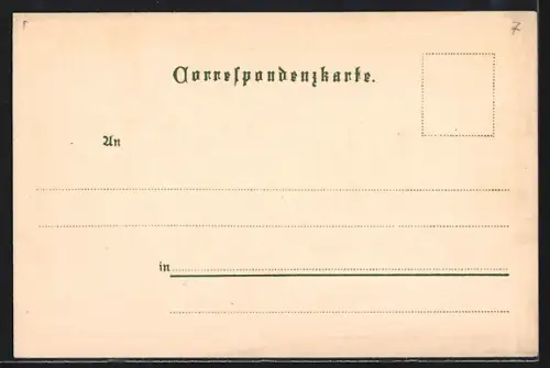 Künstler-AK Wien, Partie am Hof