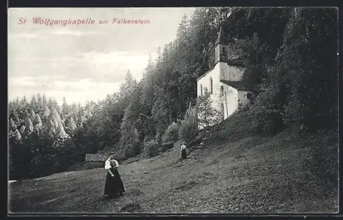 AK St. Wolfgang, St. Wolfgangkapelle am Falkenstein