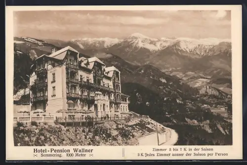 AK Semmering, Hotel-Pension Wallner