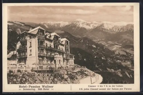 AK Semmering, Hotel-Pension Wallner