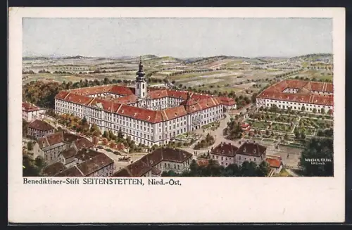 AK Seitenstetten, Blick auf den Benediktiner-Stift