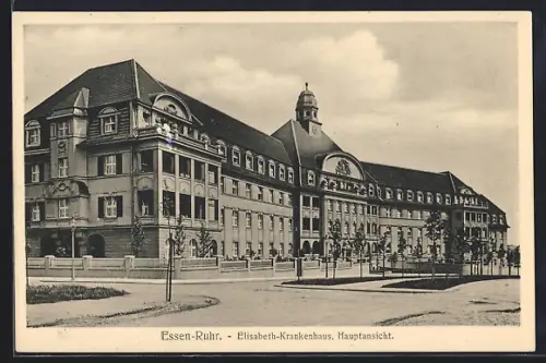 AK Essen-Ruhr, Elisabeth-Krankenhaus, Hauptansicht