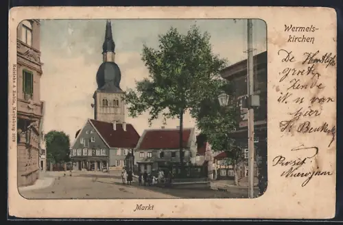 AK Wermelskirchen, Markt, Kirche
