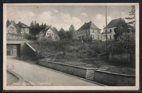 AK Kusel /Saarpfalz, Vogelsang, Wohnhäuser, Strassenansicht