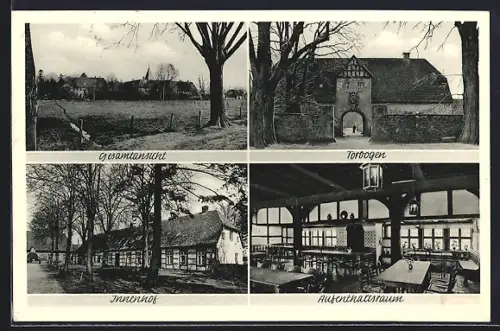 AK Malgarten, Schullandheim, Torbogen, Innenhof, Aufenthaltsraum