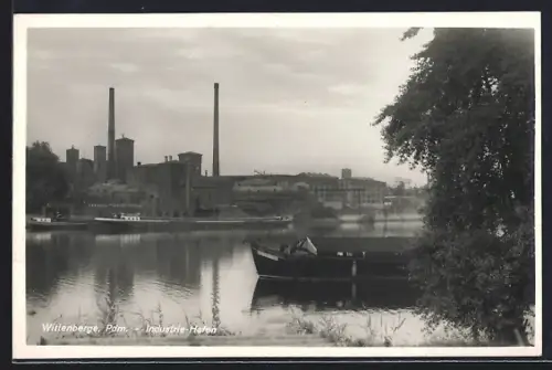 AK Wittenberge /Pdm., Industrie-Hafen