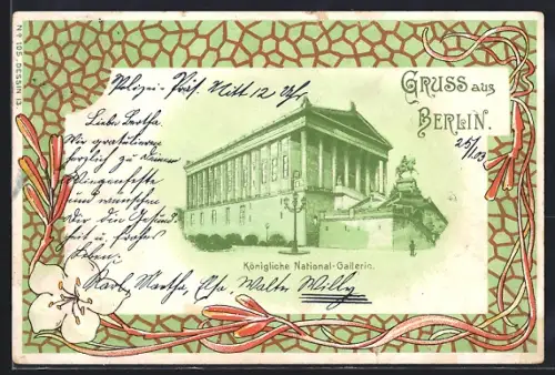 Lithographie Berlin, Königliche National-Galerie