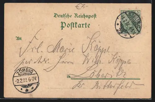 Lithographie Berlin, Rathaus, Lutherdenkmal, Neuer Markt