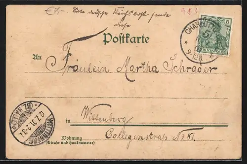 Lithographie Berlin-Kreuzberg, Hallesches Thor, Brücke, Strassenbahn