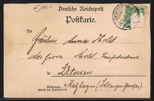 Lithographie Berlin, Reichstags-Gebäude, Brandenburger Tor, Unter den Linden, Reklame für B. Sprengel & Co.