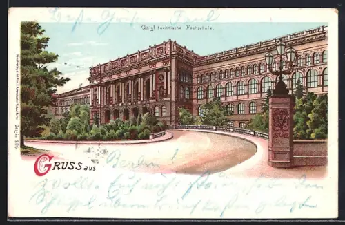 Lithographie Berlin, Königl. Technische Hochschule