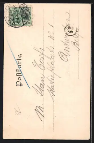 AK Frankfurt a. M., Das Steinerne Haus, Braubachstrasse