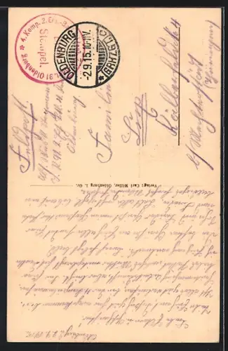 AK Oldenburg i. Gr., Langestrasse