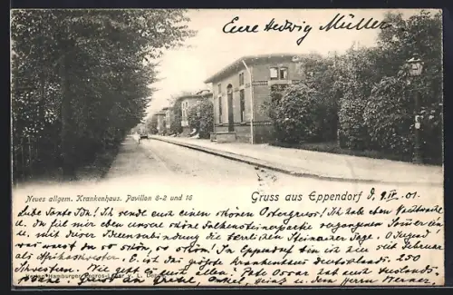 AK Eppendorf, Neues allgemeines Krankenhaus, Pavillon 8-2 und 16