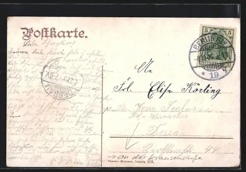 AK Berlin, Partie vom Dönhoffplatz