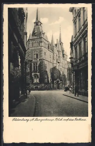 AK Oldenburg / O., Blick auf das Rathaus