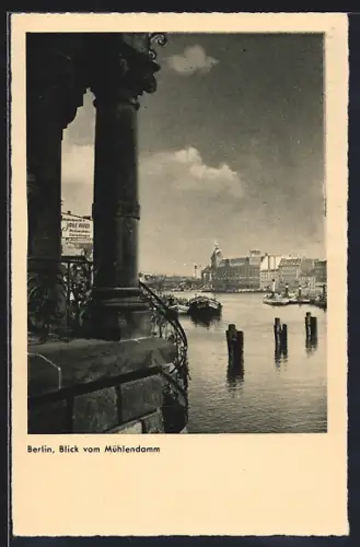 AK Berlin, Blick vom Mühlendamm