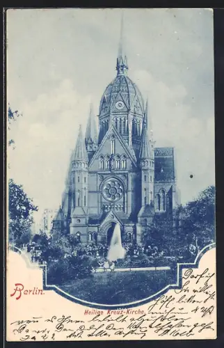 AK Berlin-Kreuzberg, Heilige Kreuz-Kirche