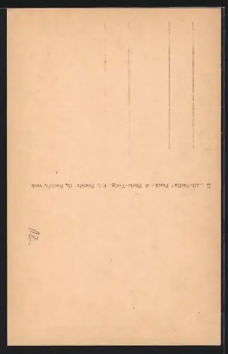 AK Alt-Berlin, Restaurant zum Nussbaum, Fischerstr. Ecke Köllnische Str.