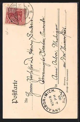 AK Berlin-Charlottenburg, Blick auf die Kaiser Wilhelm-Gedächtnis-Kirche