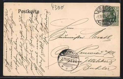 AK Essen a. d. Ruhr, Partie aus dem Stadtgarten